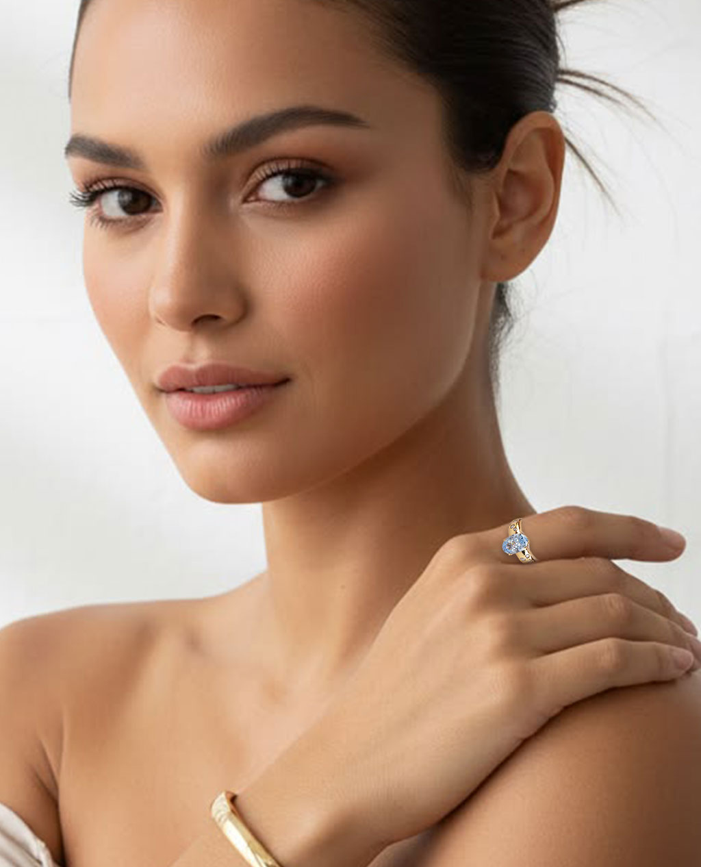 Marcia Blue Topaz Ring
