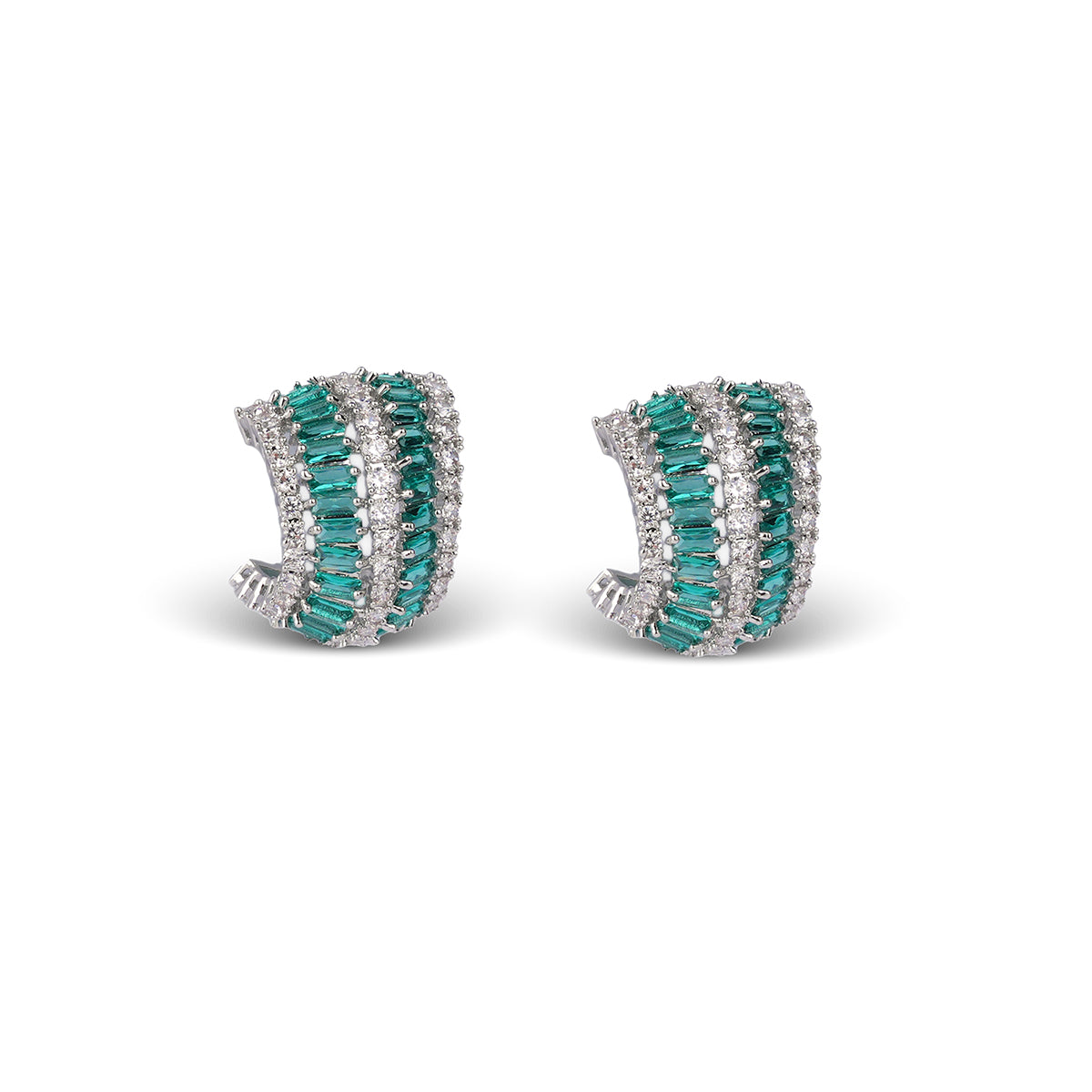 Niva Earrings - Green