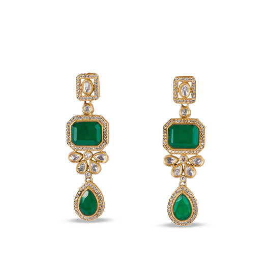 Uma Emerald Earrings