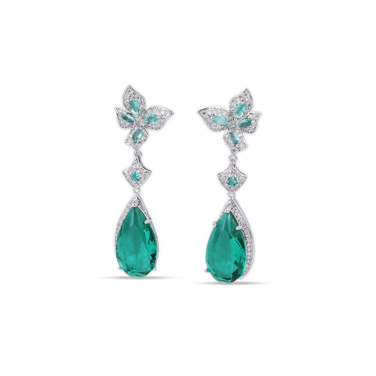 Marlowe Emerald Earrings