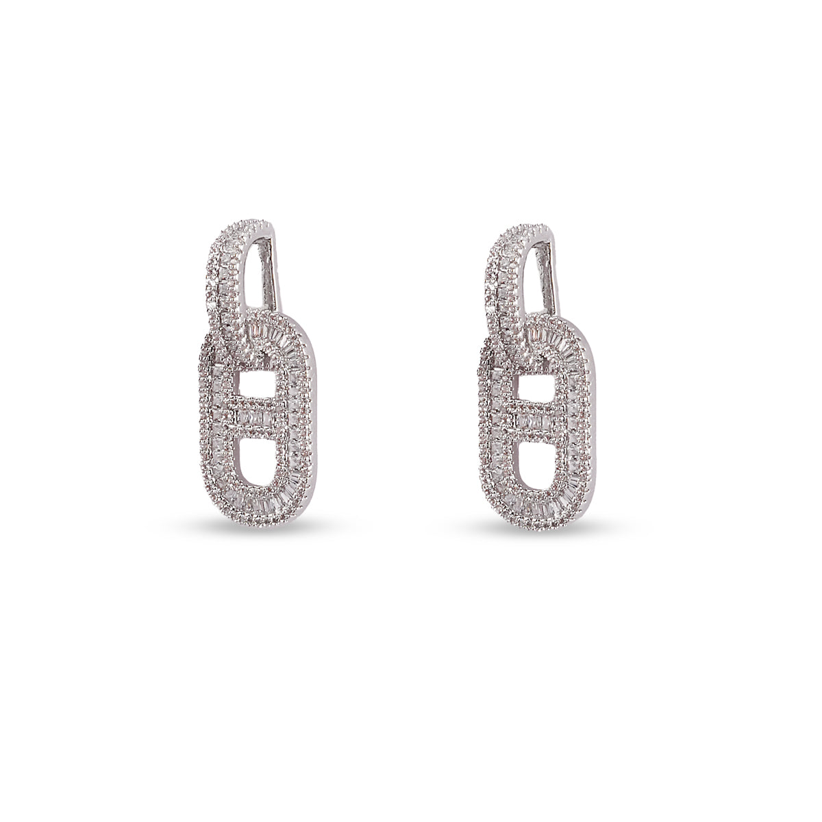 Prism Drop Earrings -925 Sterling Silver