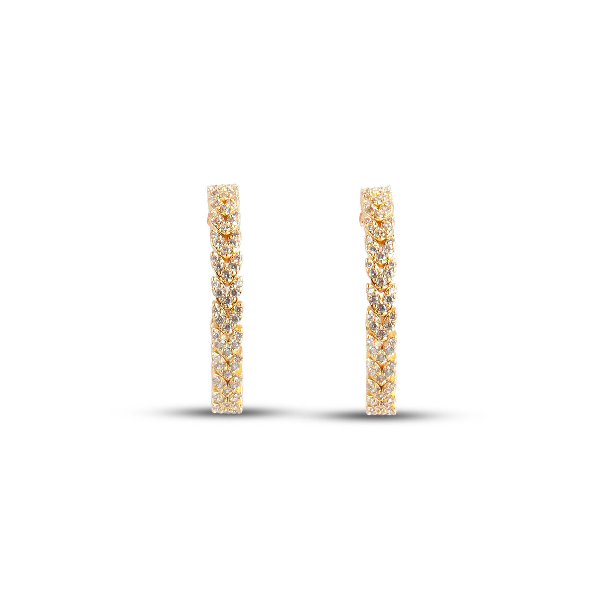 Moonlit Hoop Earrings - Gold