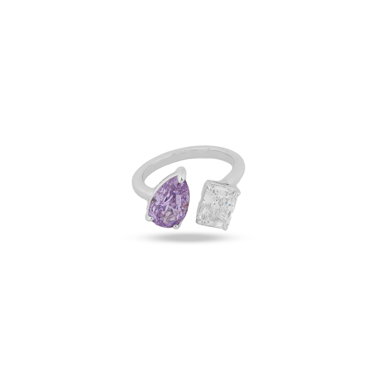 Rosalie Ring in Amethyst and Diamond