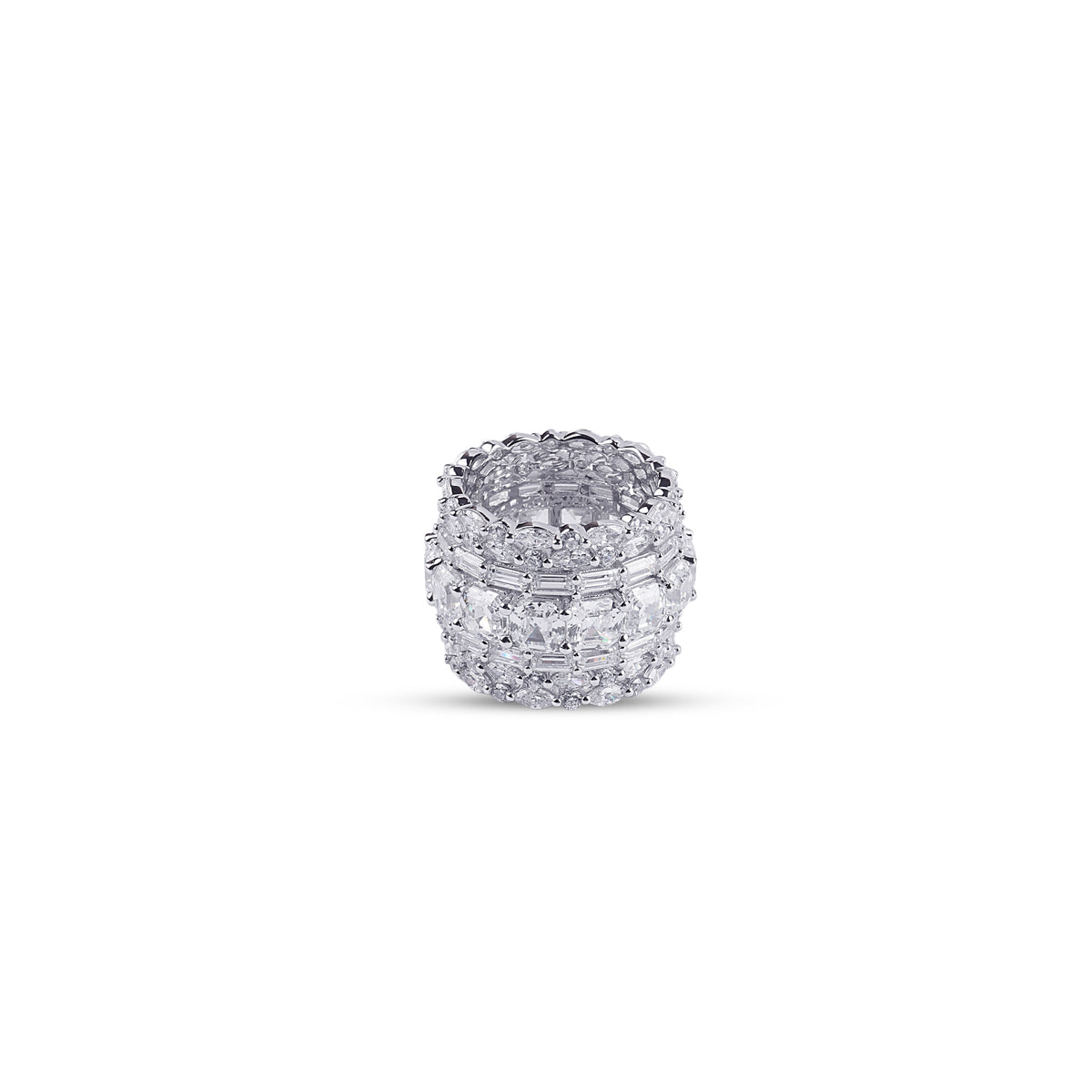Malibu Ring in Eco Diamond 925