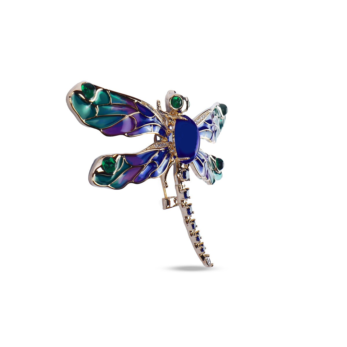 Dragonfly Charm Brooch