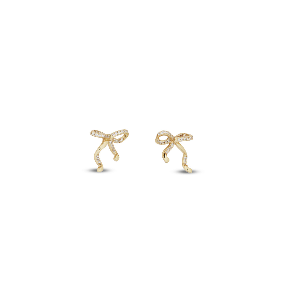 18K Gold Vermeil Cora Bow Studs