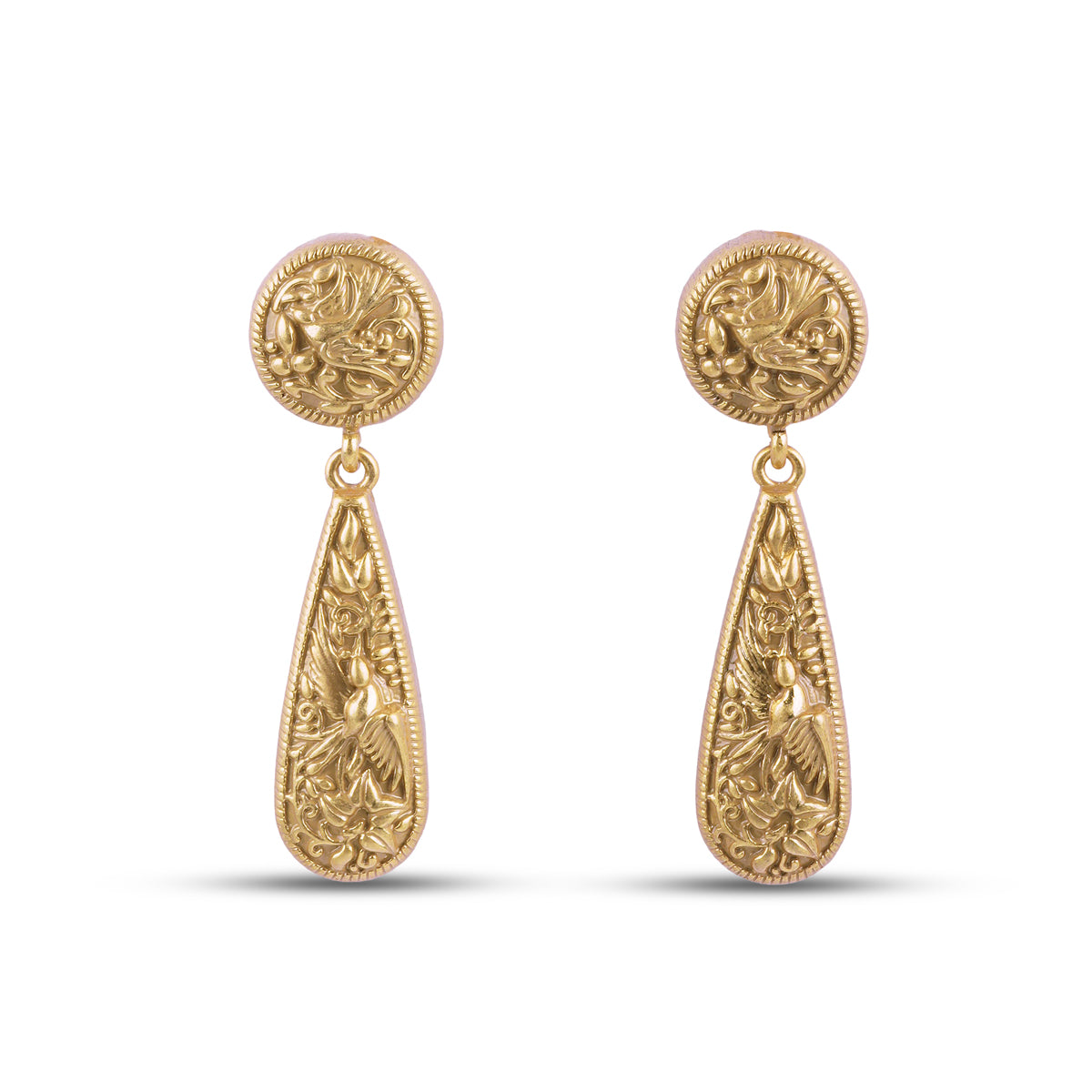 Moonara Earrings in Gold