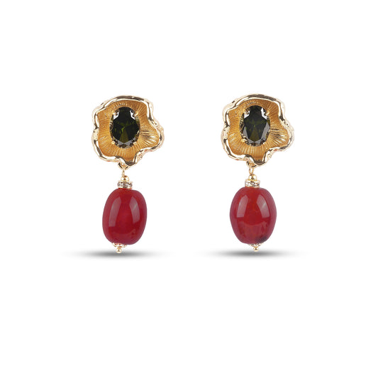 Isabella Flower Drop Earrings