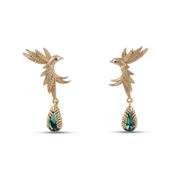 Taitu Earrings in Blue Topaz