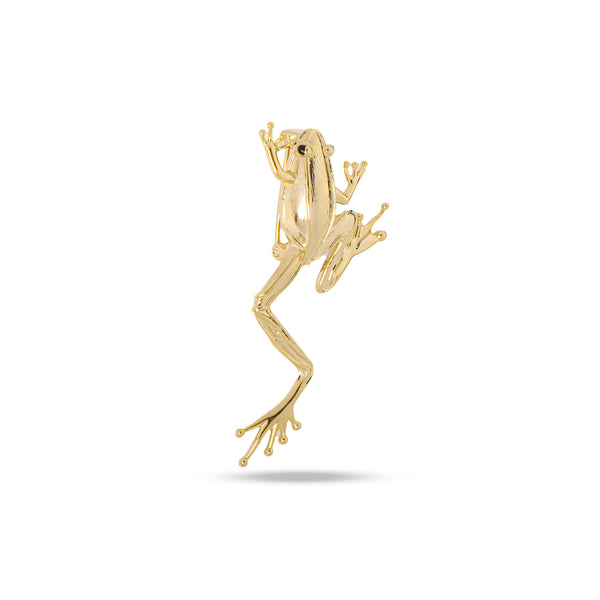Grenouille Brooch - 14K Gold