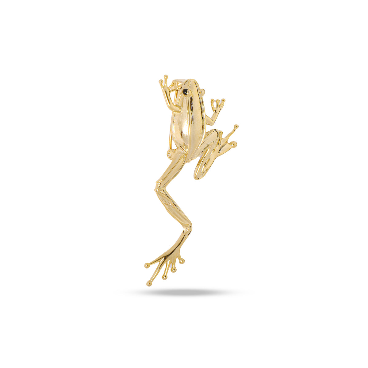 Grenouille Brooch - 14K Gold