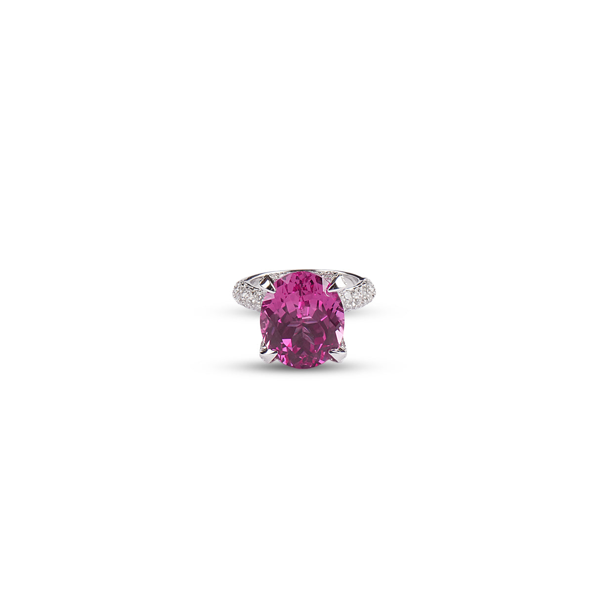 Sophia Ring in Pink Sapphire - 925 Sterling Silver