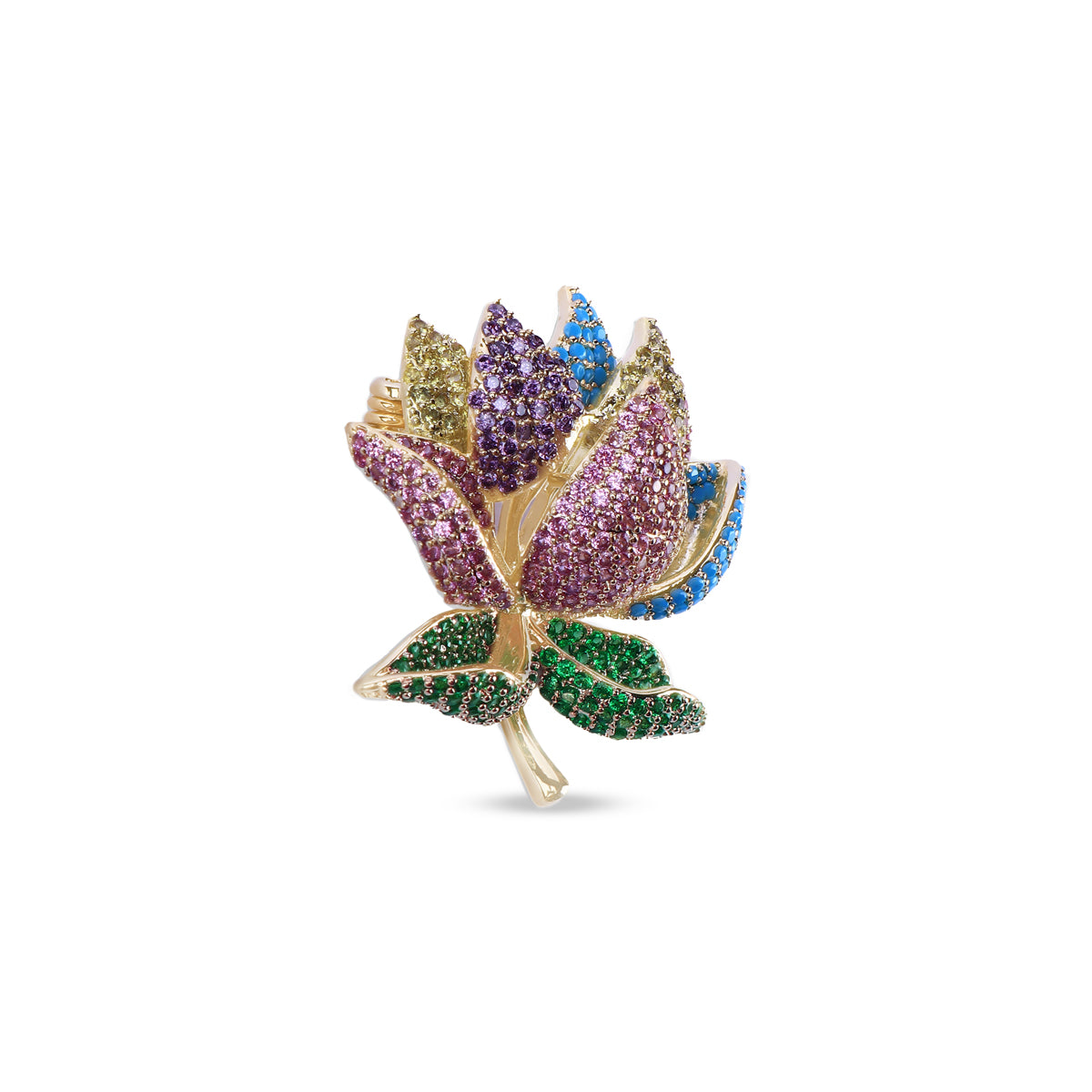 Roseraie Brooch