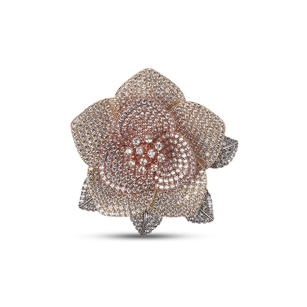 Rosé Brooch