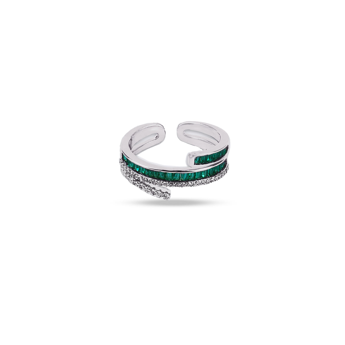 Éclat Ring in Emerald