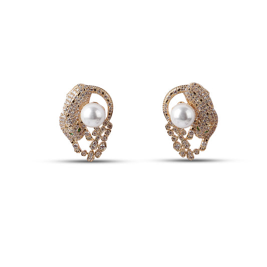Pantheré Pearl Earrings
