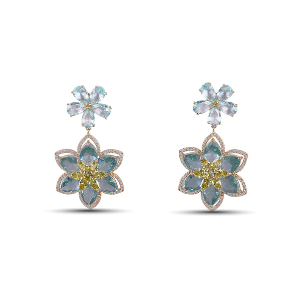 Astraya Earrings in Green