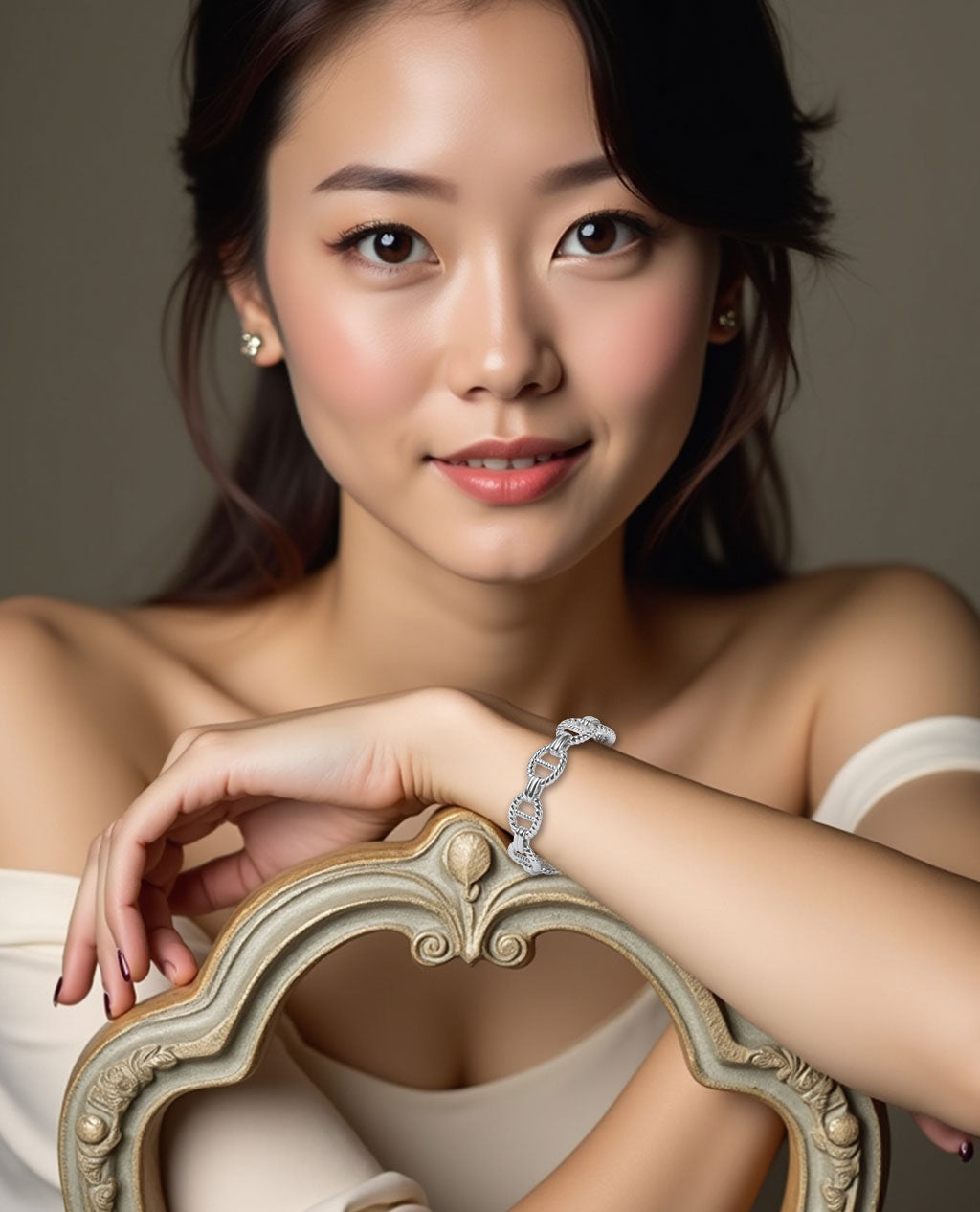 Marcia Link Cuff - Silver
