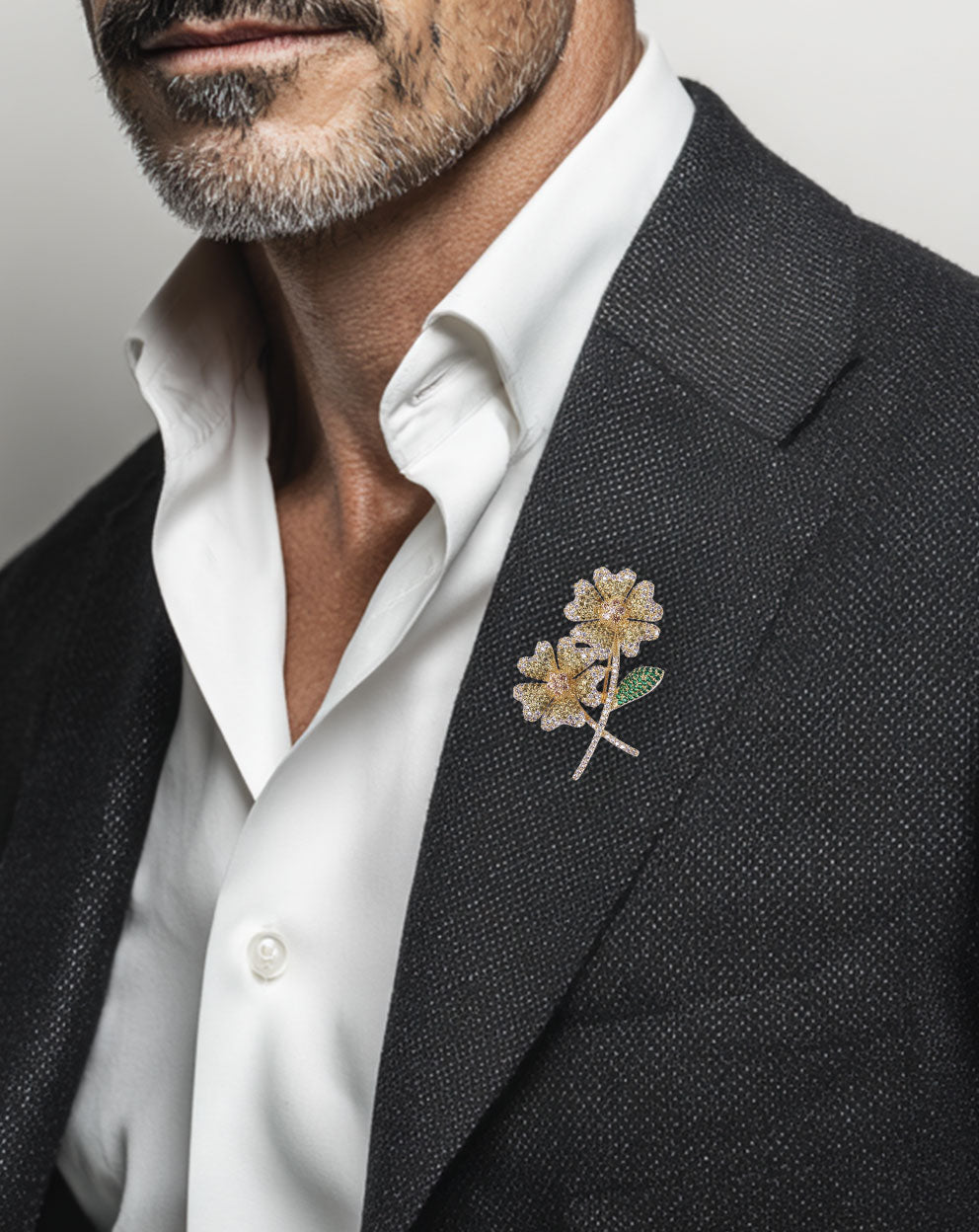 Trèfle d'Or Brooch