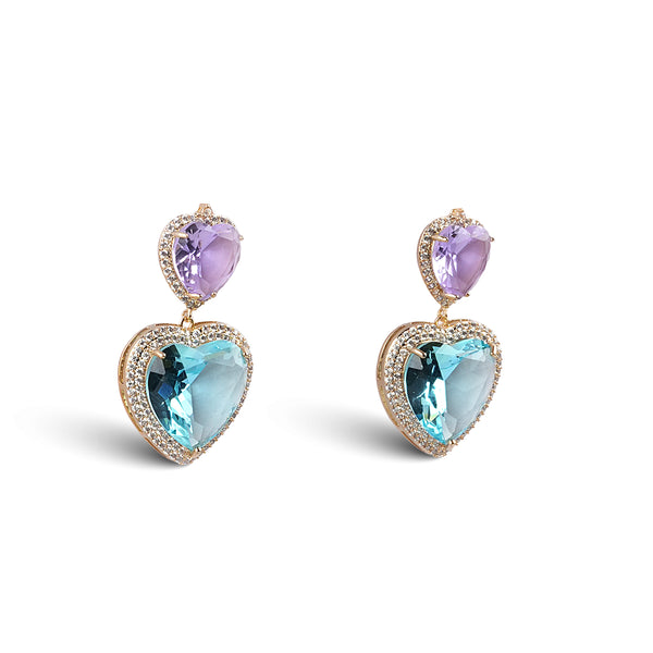 Caelia Heart Earrings