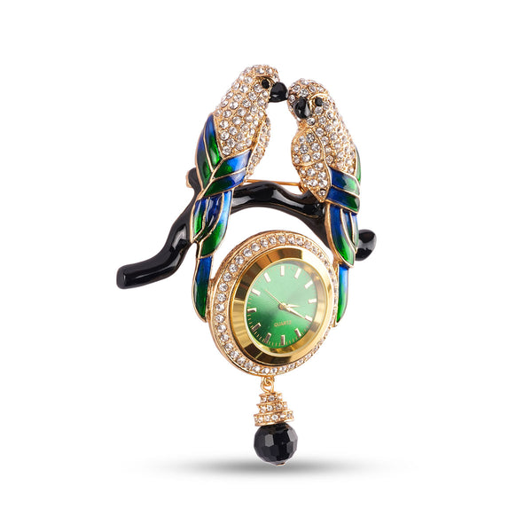 Defiance Watch Brooch