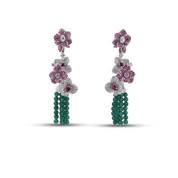Eden Flower Earrings -925 Silver