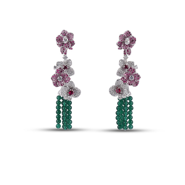 Eden Flower Earrings -925 Silver