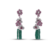 Eden Flower Earrings -925 Silver
