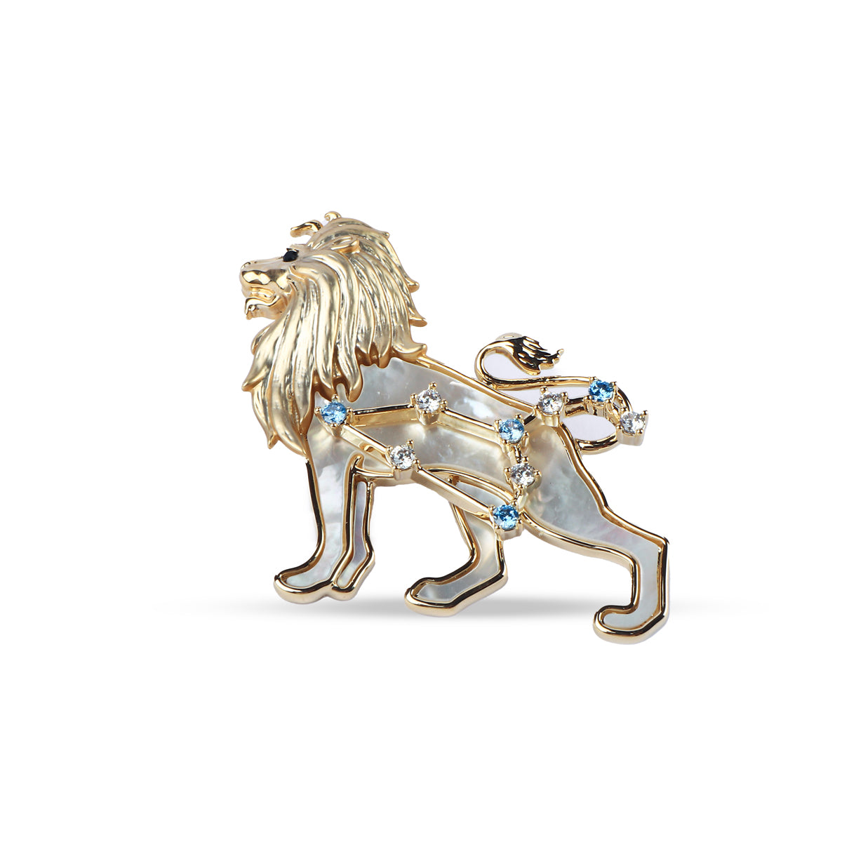 Roi Brooch - Mother of Pearl