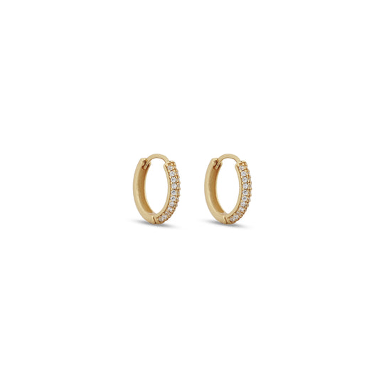 18K Huggie Earrings