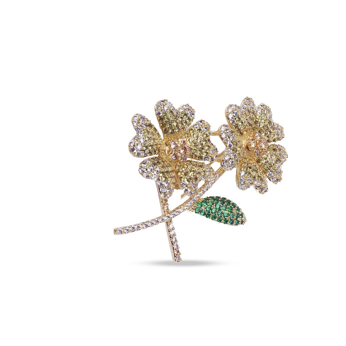 Trèfle d'Or Brooch