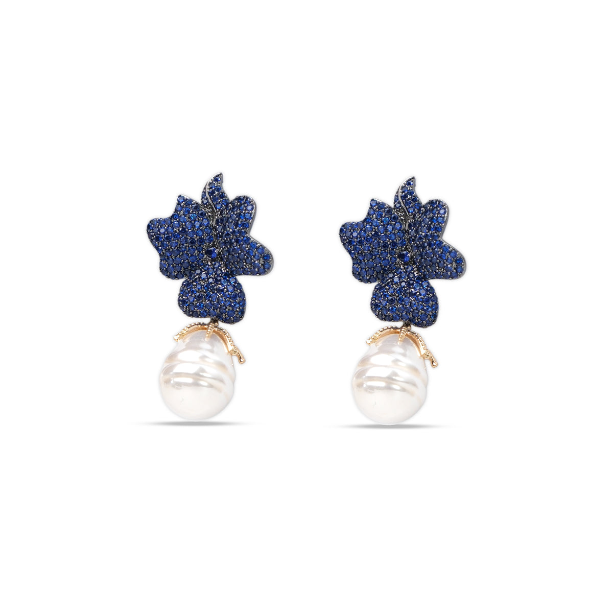 Mira Earrings in Baroque Pearl