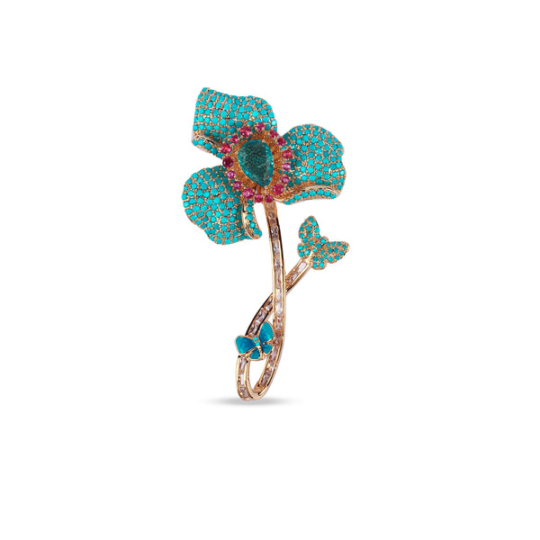 Azurée Brooch