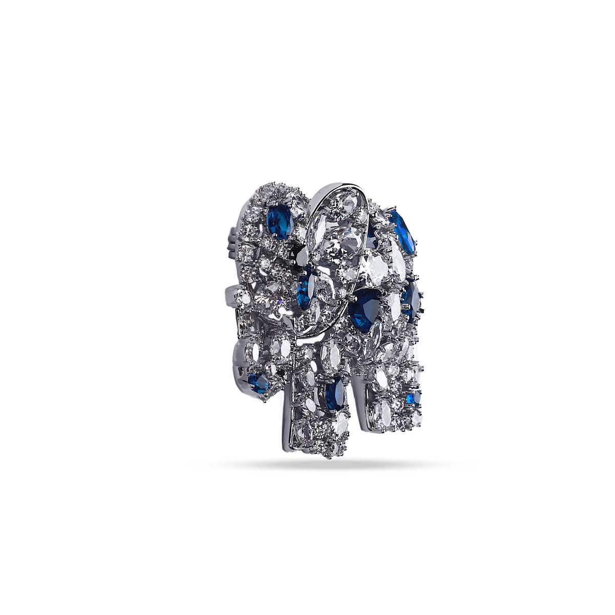 Éléphant Saphir Brooch