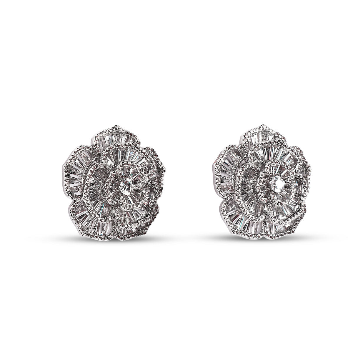 Majesty Earrings in Silver