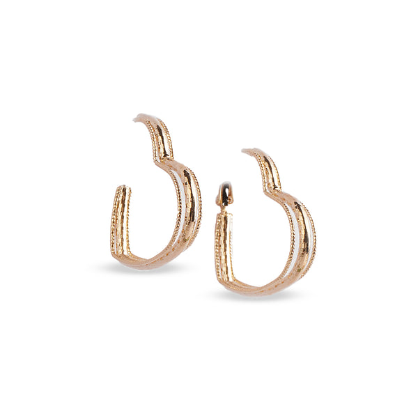 Briar Hoop Earrings - Gold
