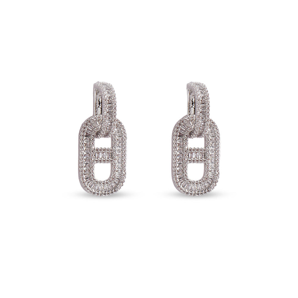 Prism Drop Earrings -925 Sterling Silver