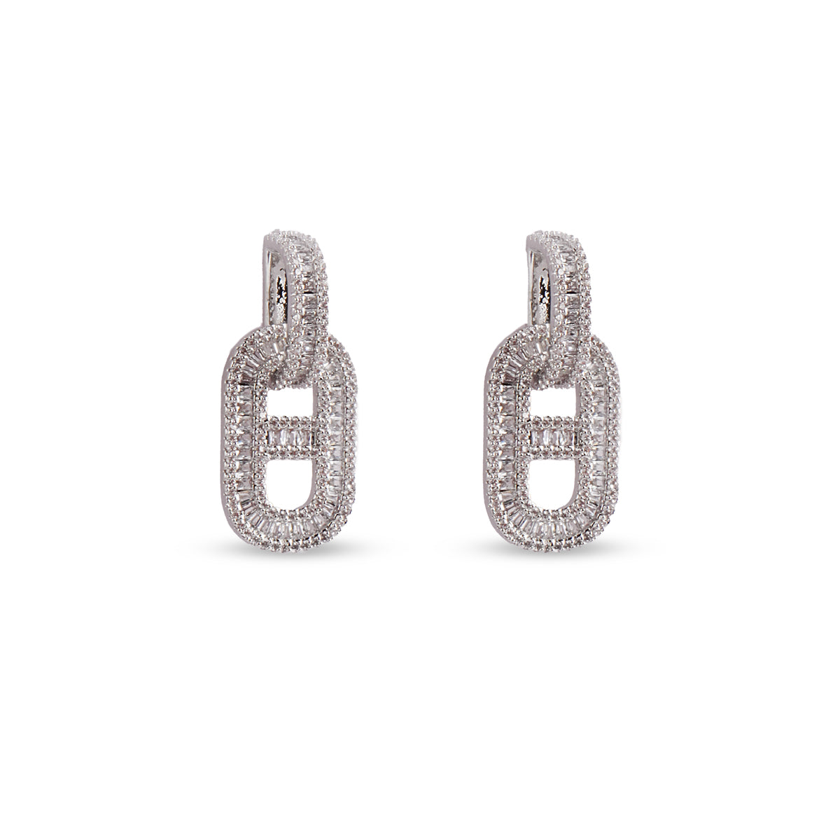 Prism Drop Earrings -925 Sterling Silver