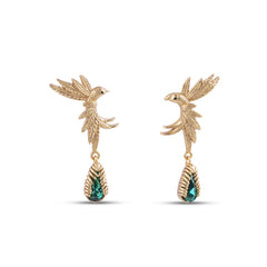 Taitu Earrings in Blue Topaz