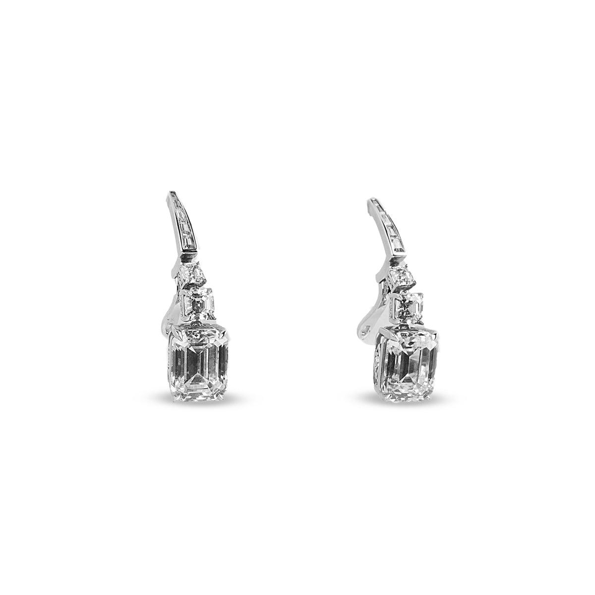 Noemi Eco Diamond Drop Earrings 925 Silver