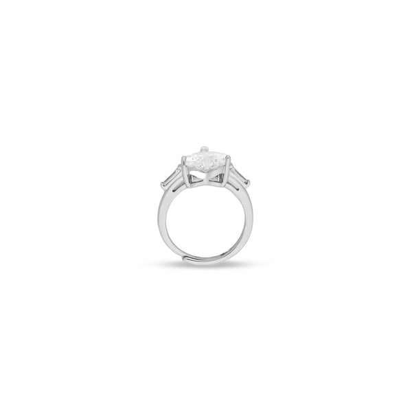 Amorette Ring in Heart 925 Silver