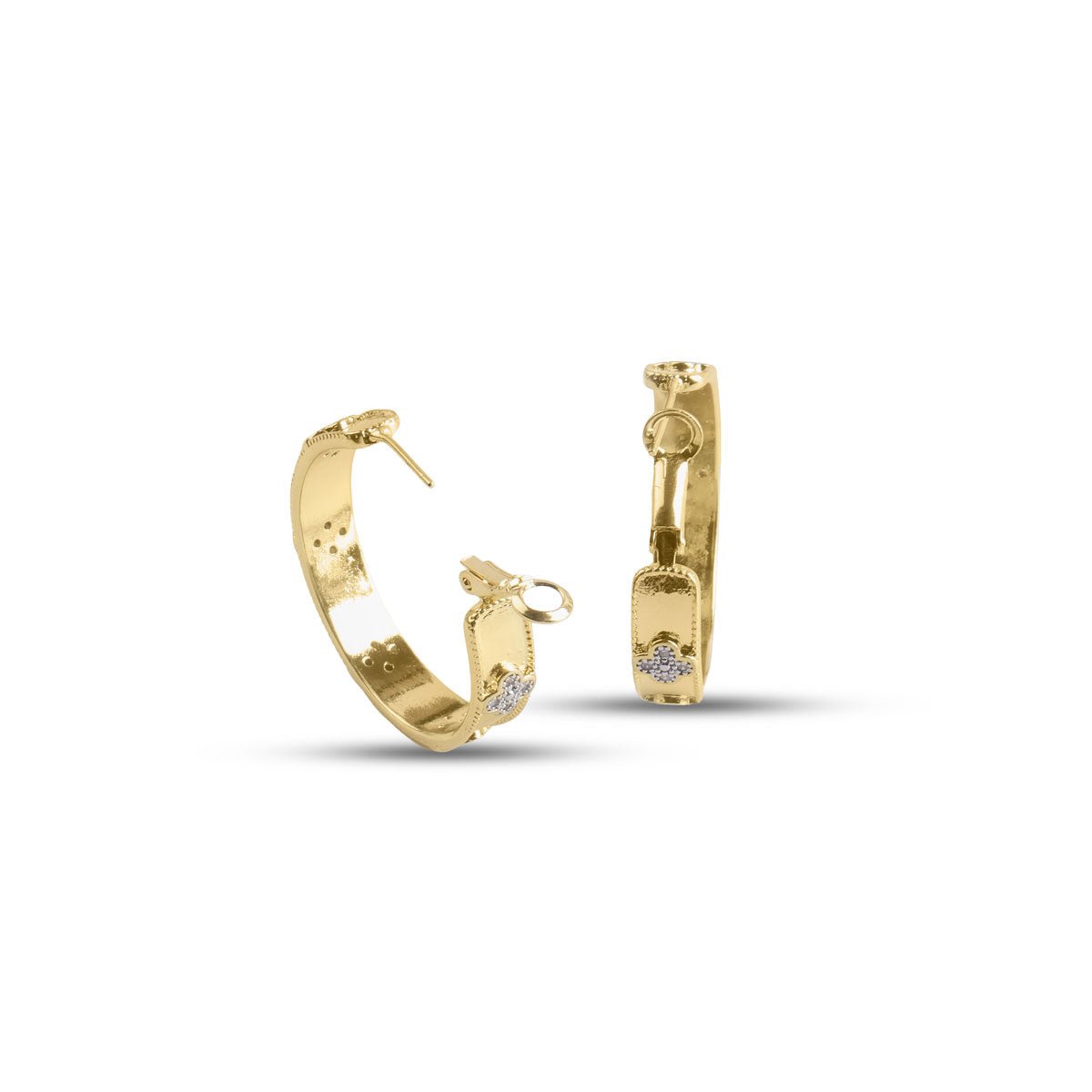 Lovegirl Hoop Earrings - Gold