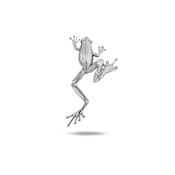 Grenouille Brooch in Silver