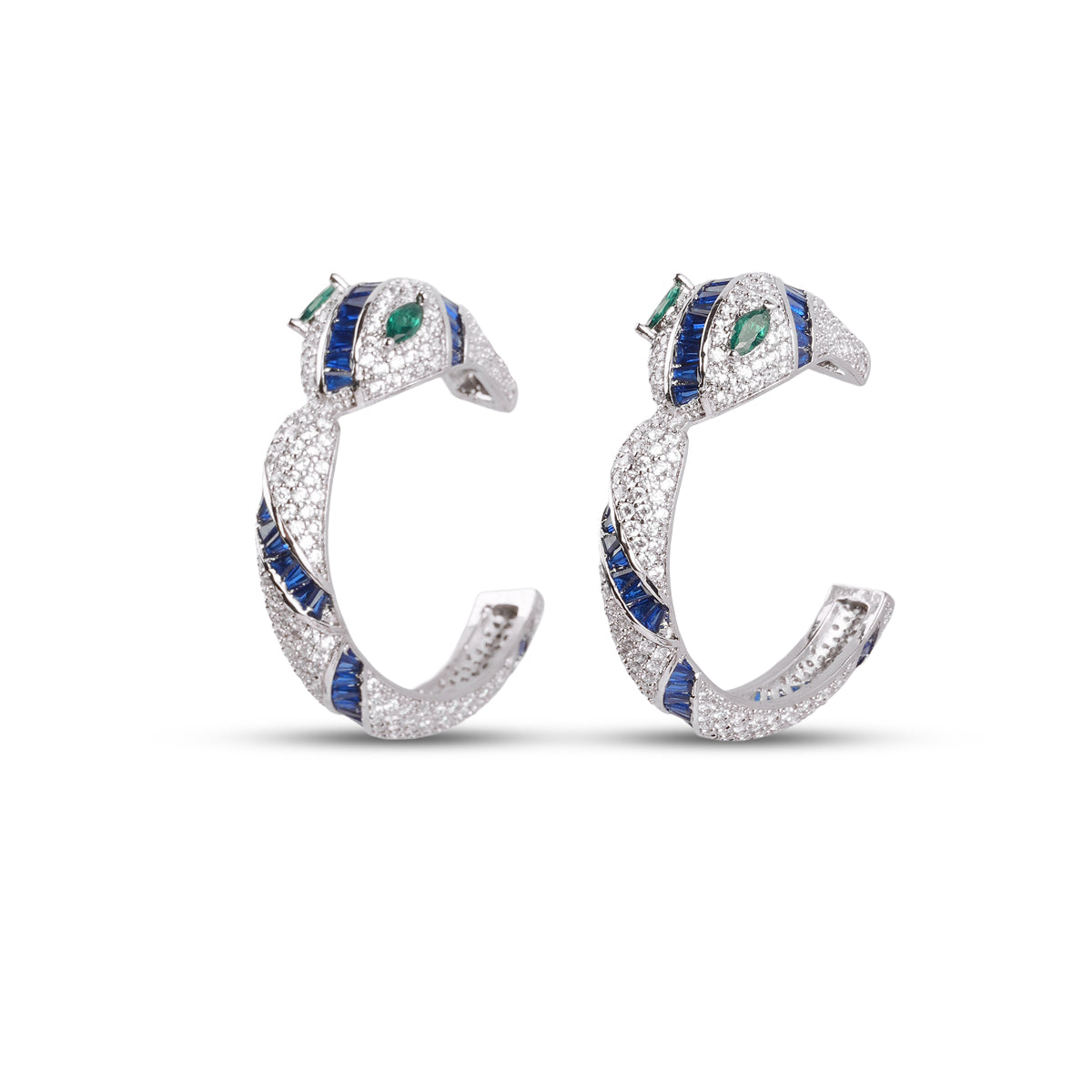 Eleanor Serpenti Earring - Sapphire
