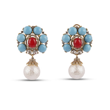 Camélia Earrings