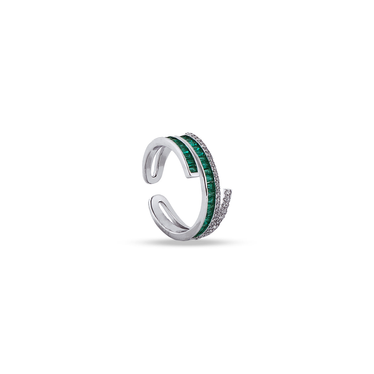 Éclat Ring in Emerald