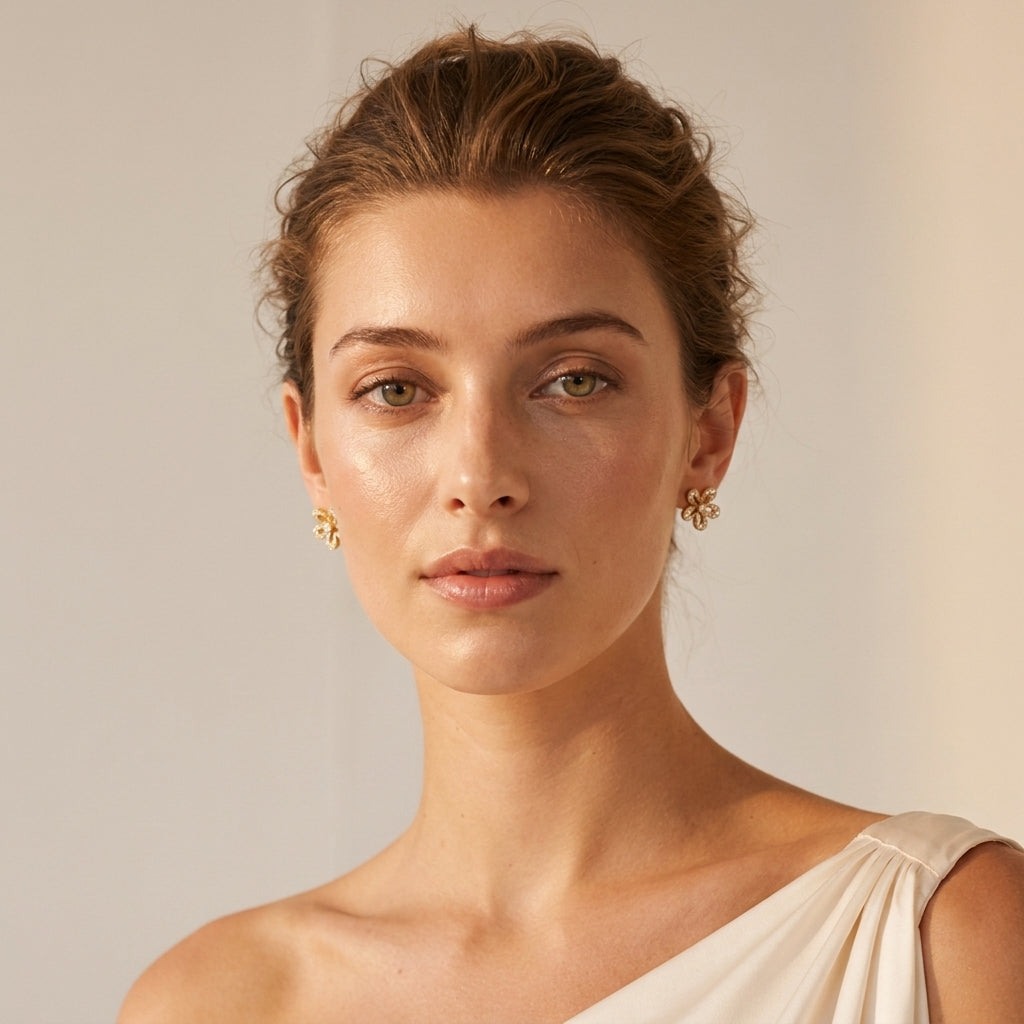 18K Gold Vermeil Elowen Bloom Studs