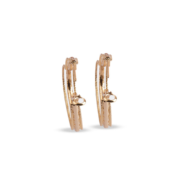 Briar Hoop Earrings - Gold