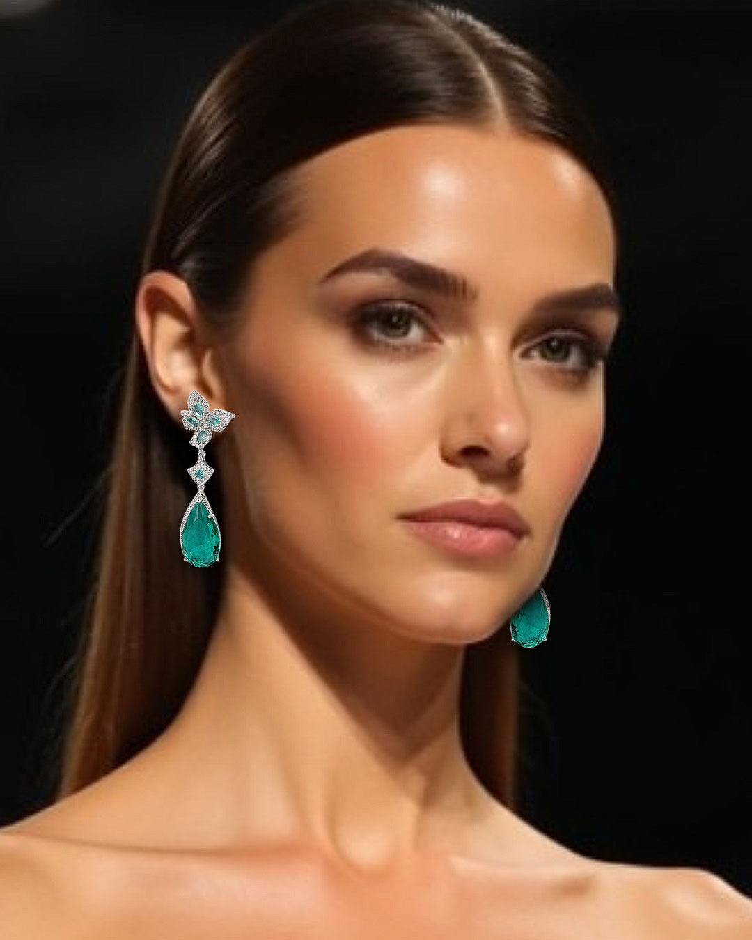 Marlowe Emerald Earrings