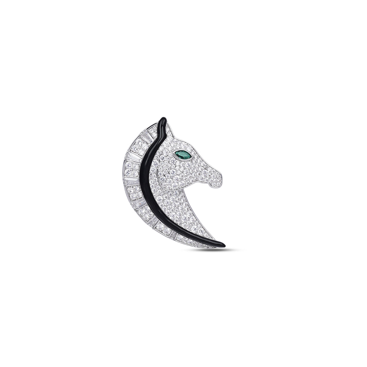Equinox Stallion Brooch 925 Sterling Silver